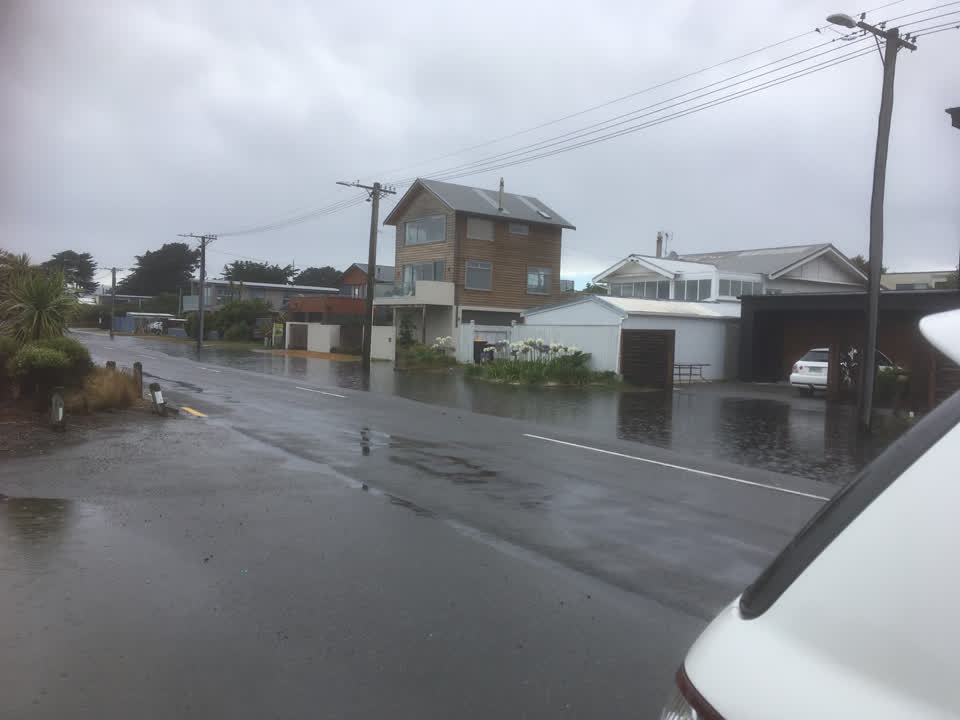 The photograph attached to this flooding report