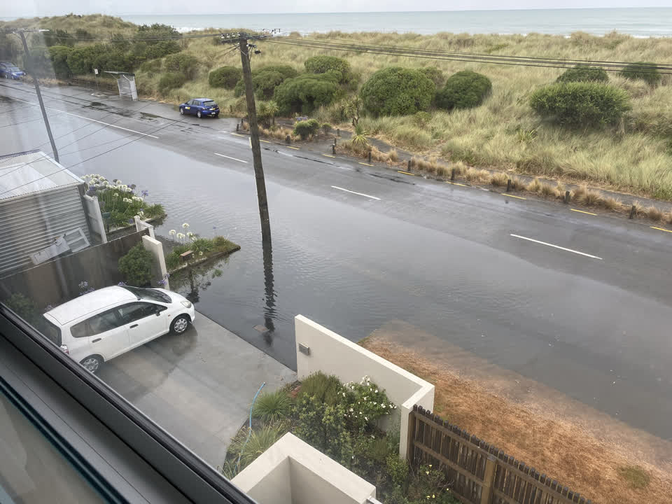 The photograph attached to this flooding report