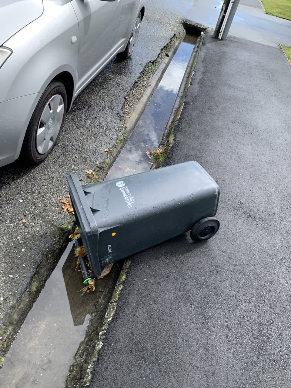 The photograph attached to this rubbish/recycling report
