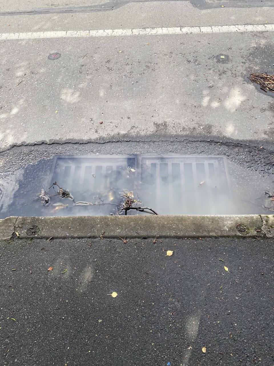 The photograph attached to this wastewater/stormwater report