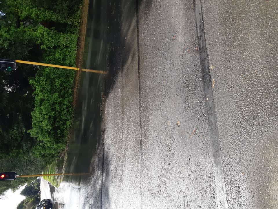 The photograph attached to this flooding report