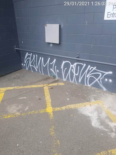 Graffiti, a report photo