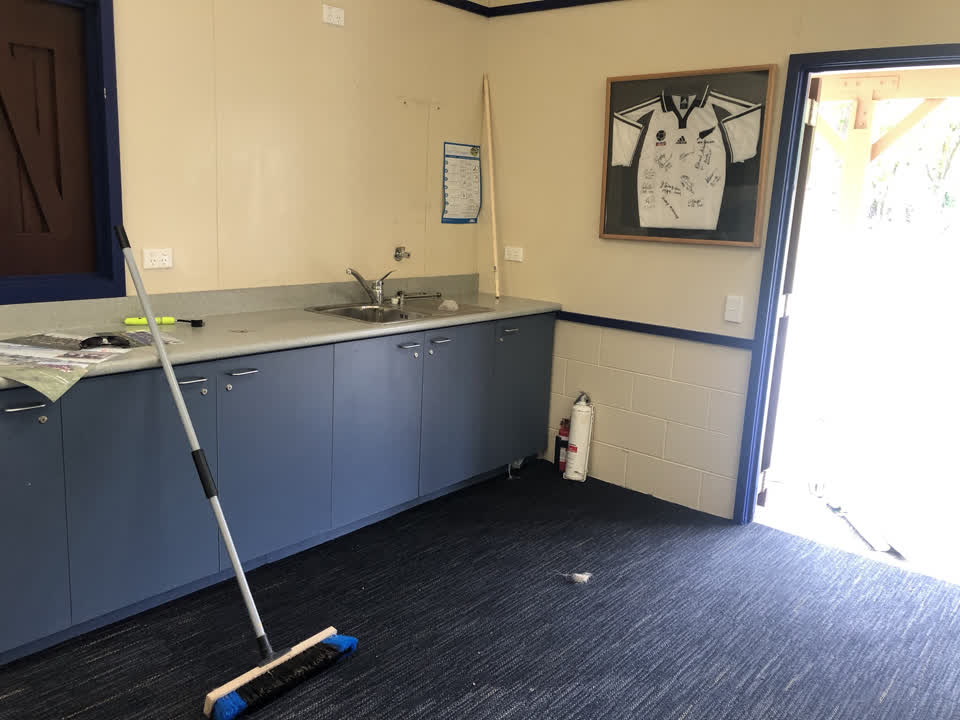 The photograph attached to this water leak report