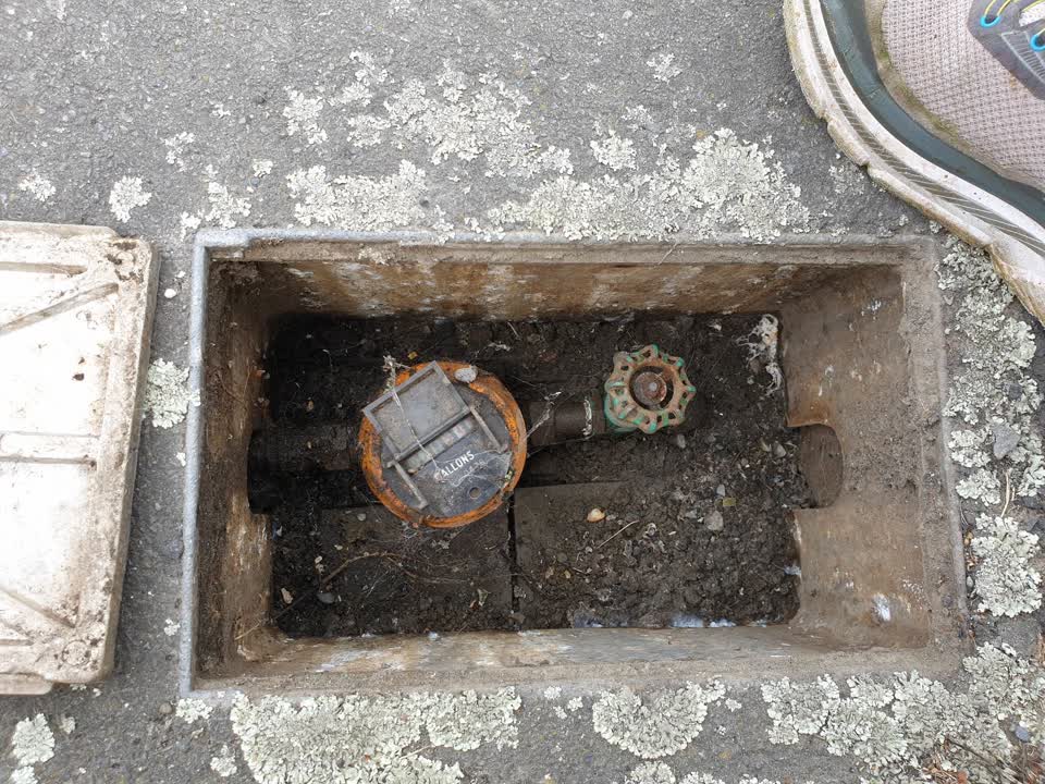The photograph attached to this water supply report