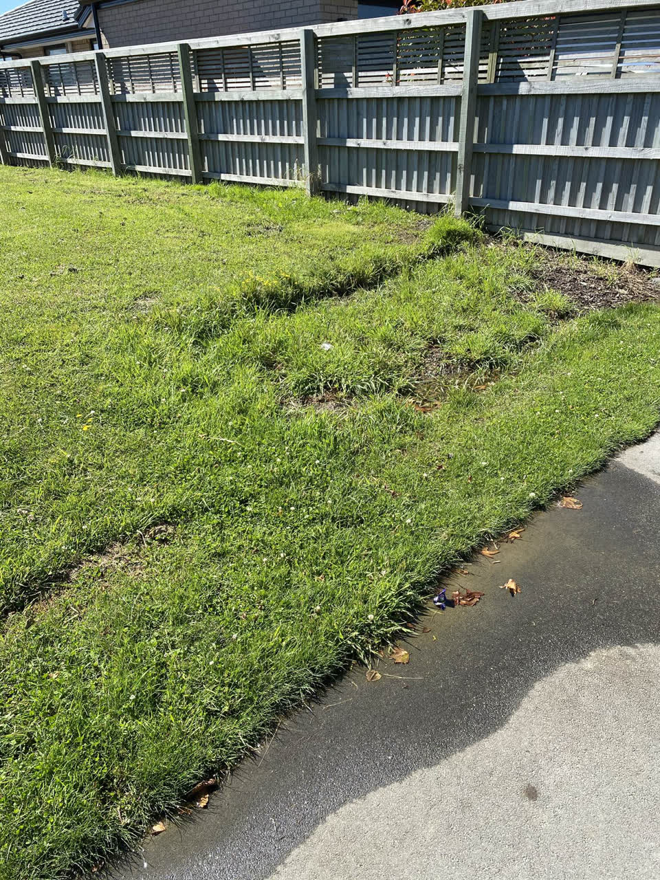 The photograph attached to this water leak report