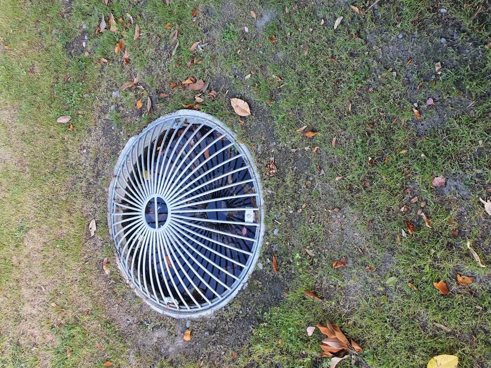 The photograph attached to this flooding report