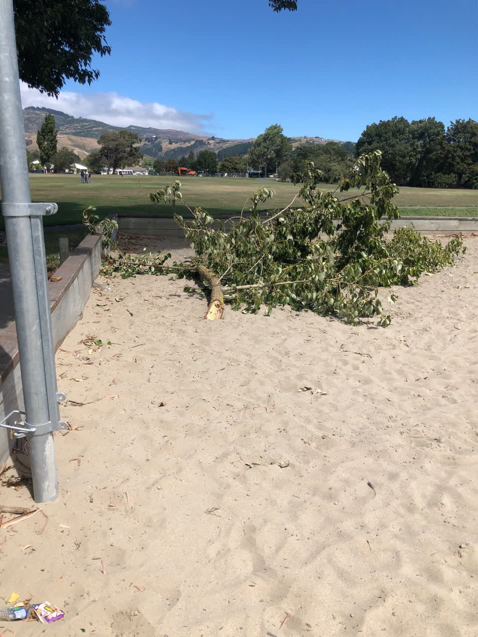 The photograph attached to this parks report