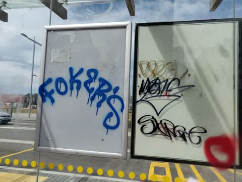 Graffiti, a report photo