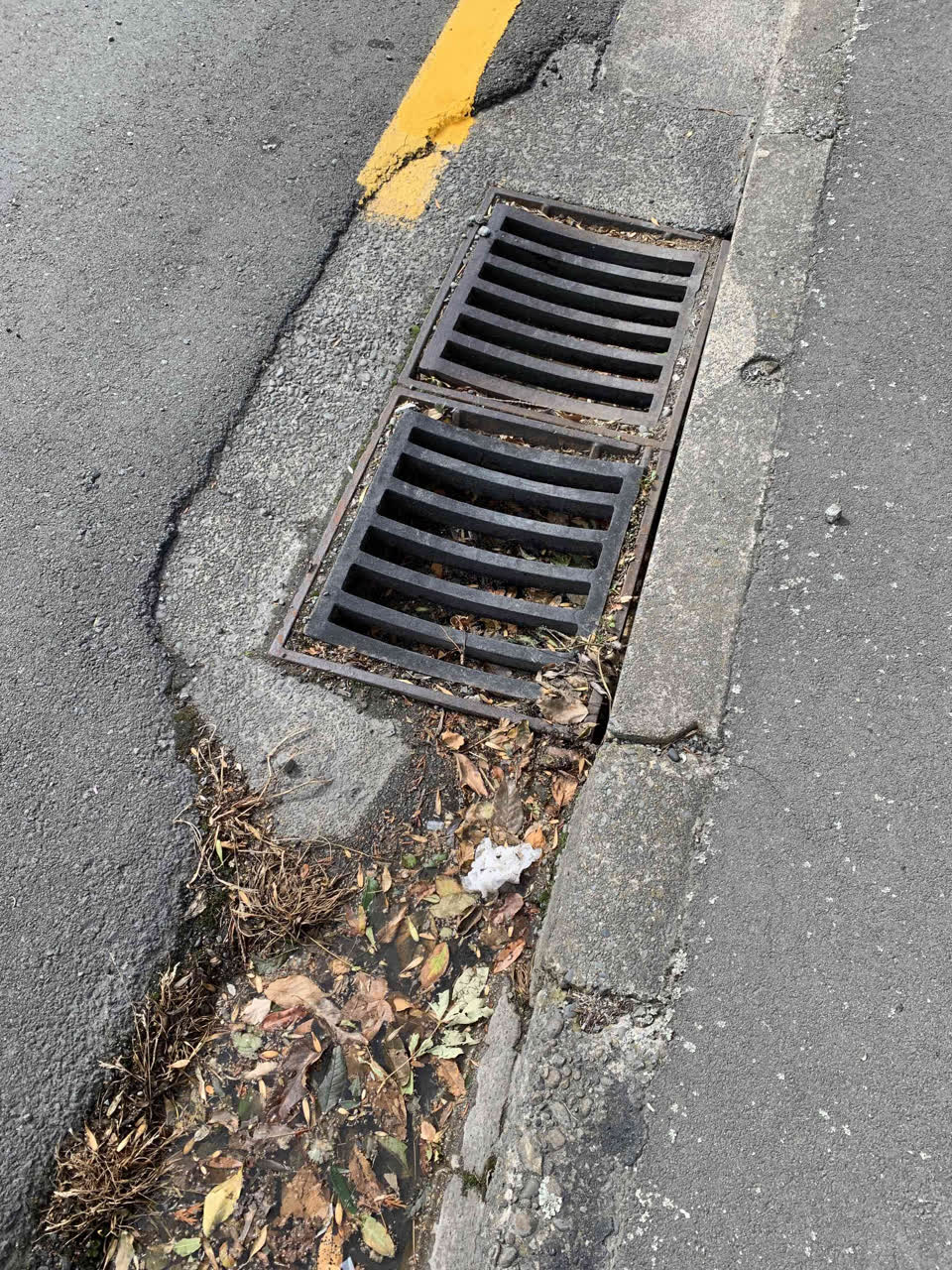 The photograph attached to this wastewater/stormwater report