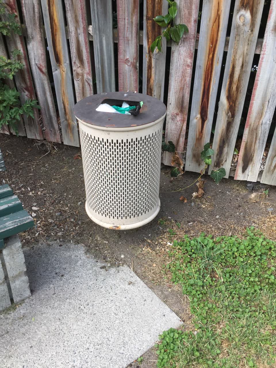 The photograph attached to this parks report