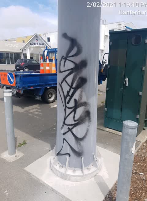 Graffiti, a report photo
