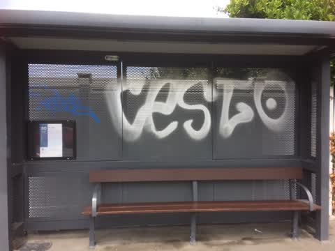 Graffiti, a report photo