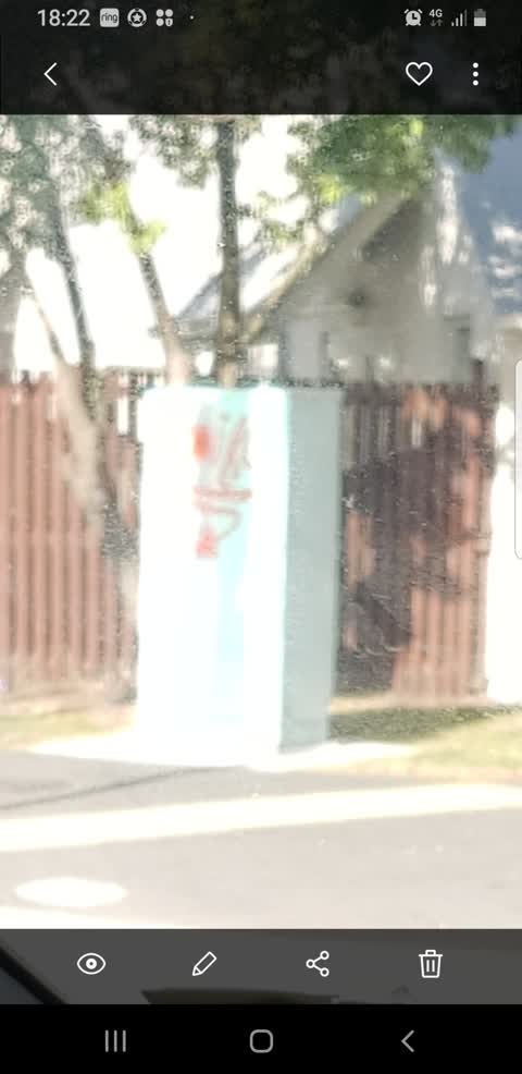 Graffiti, a report photo