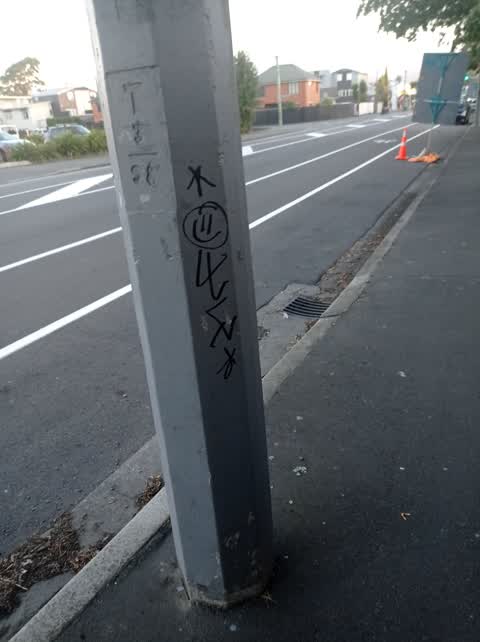 Graffiti, a report photo