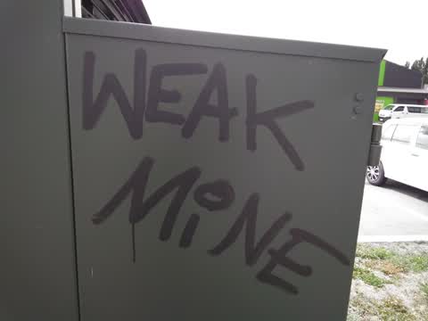 Graffiti, a report photo