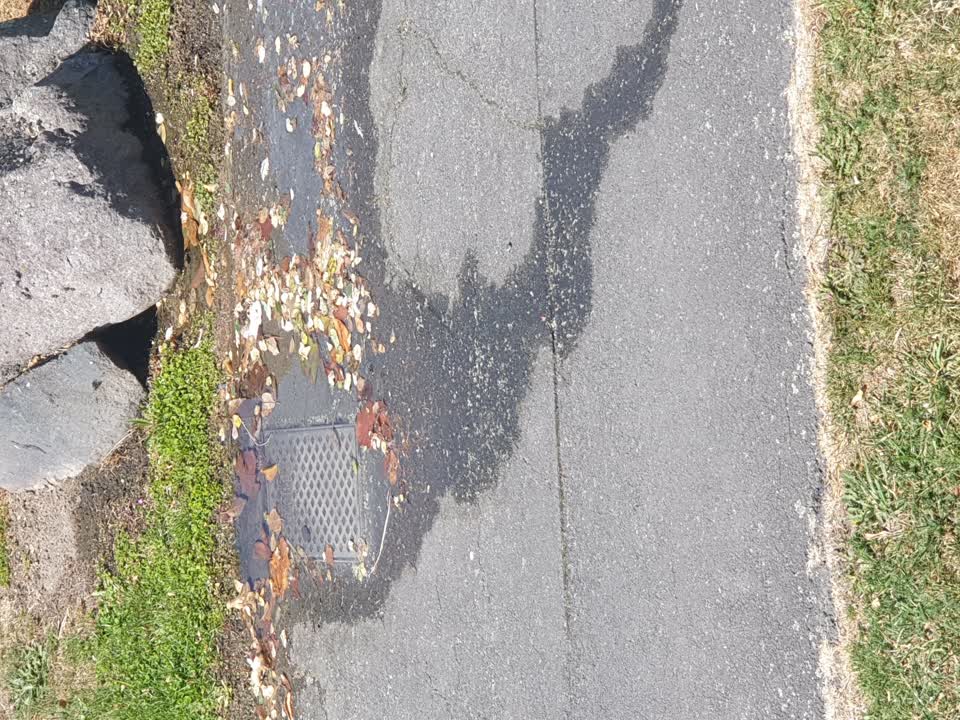 The photograph attached to this water leak report