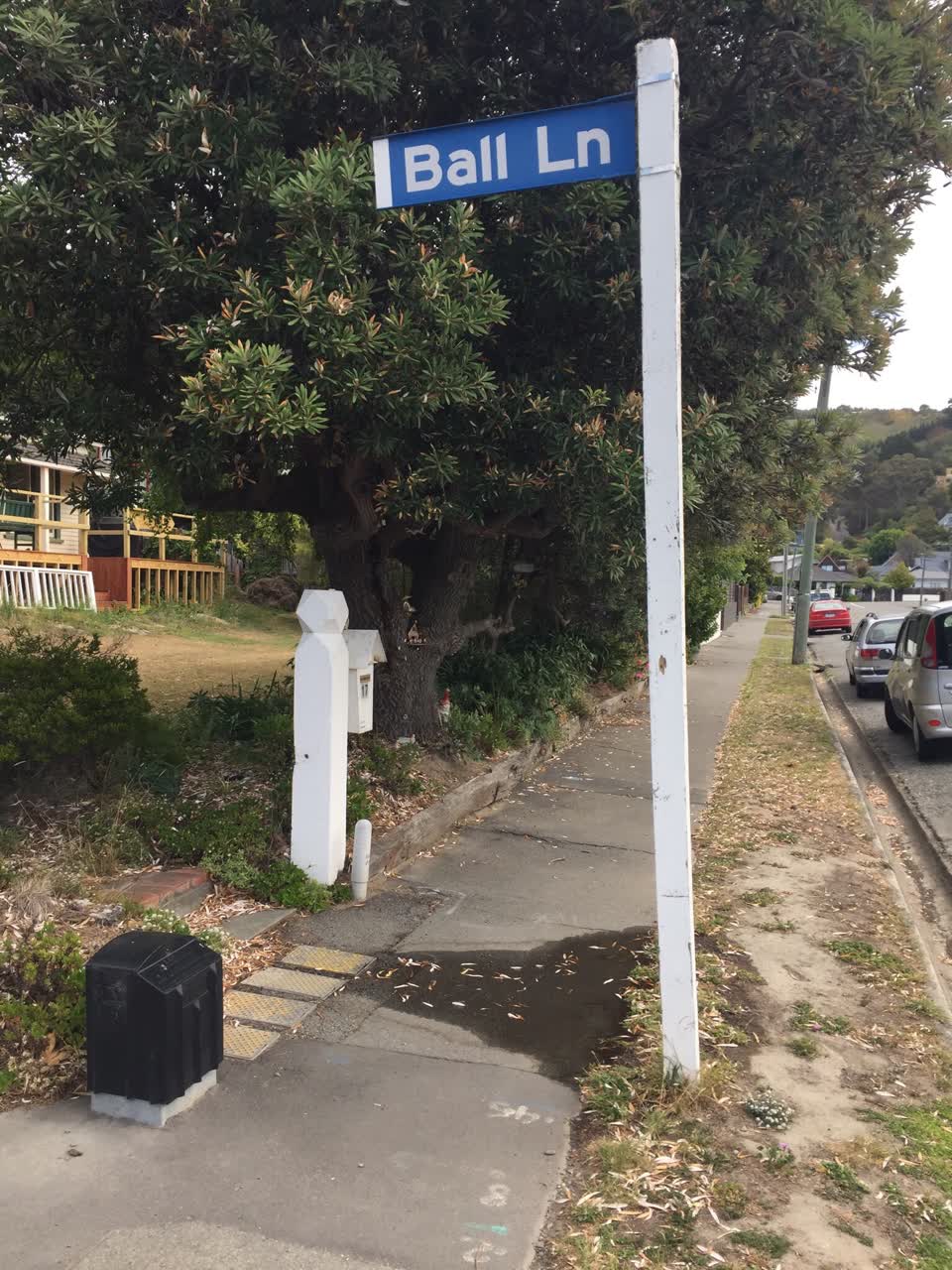 The photograph attached to this water leak report