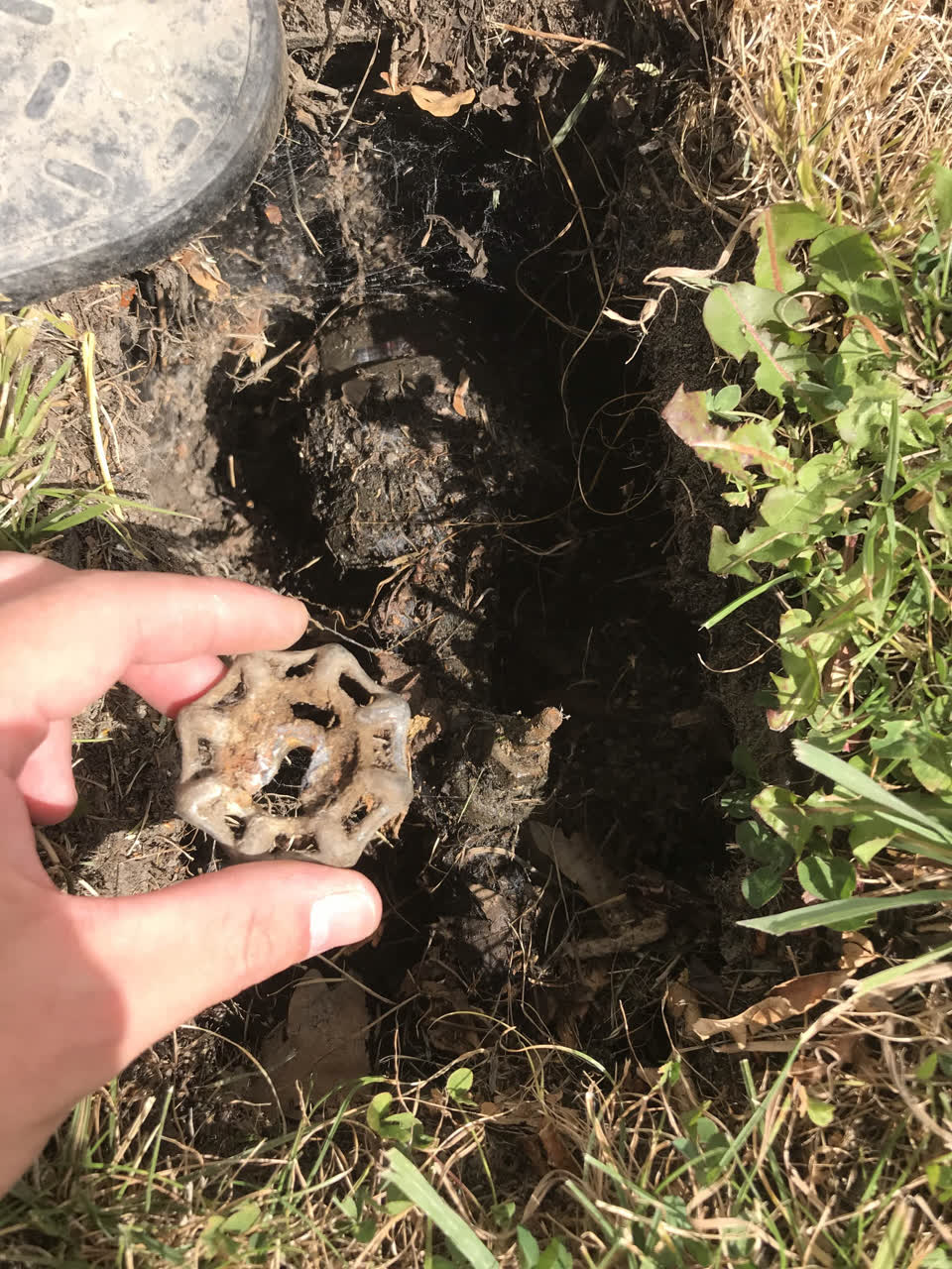 The photograph attached to this water supply report