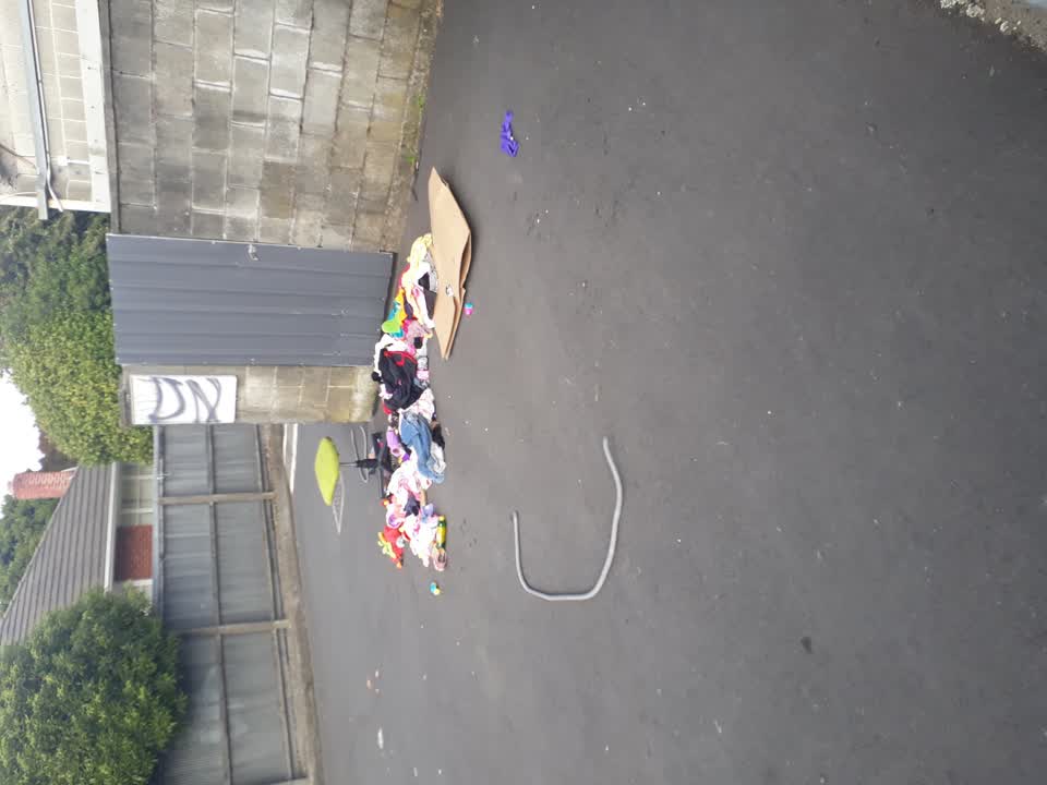 The photograph attached to this rubbish/recycling report