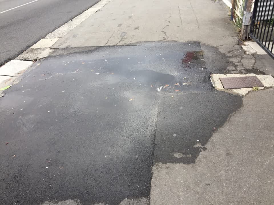 The photograph attached to this water supply report
