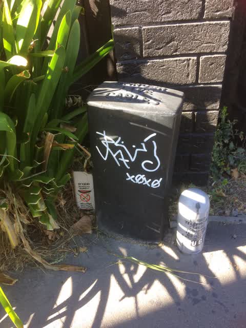 Graffiti, a report photo