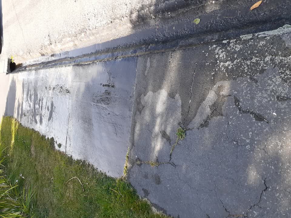 The photograph attached to this water leak report