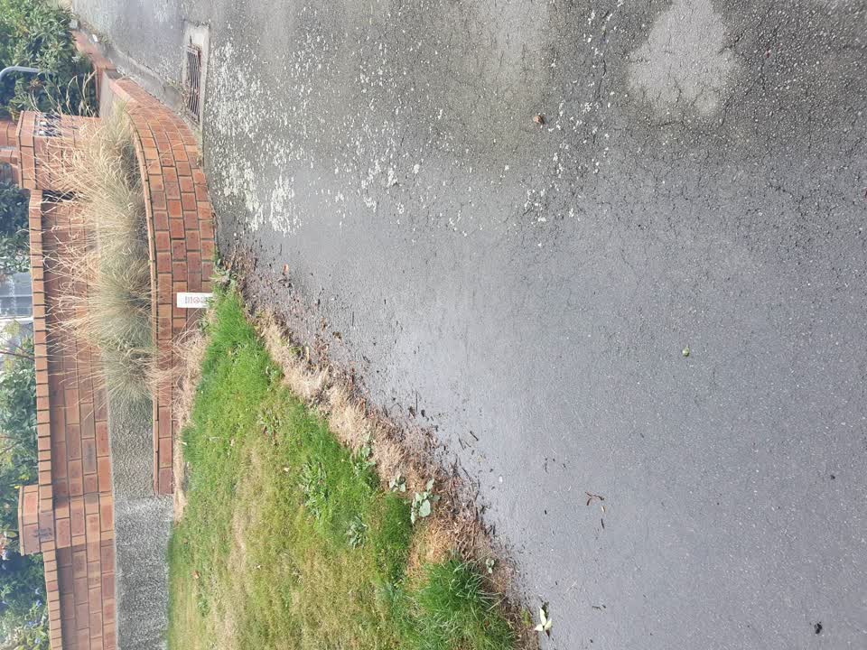 The photograph attached to this water leak report