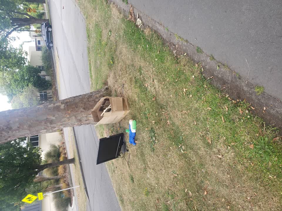 The photograph attached to this rubbish/recycling report