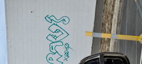 Graffiti, a report photo