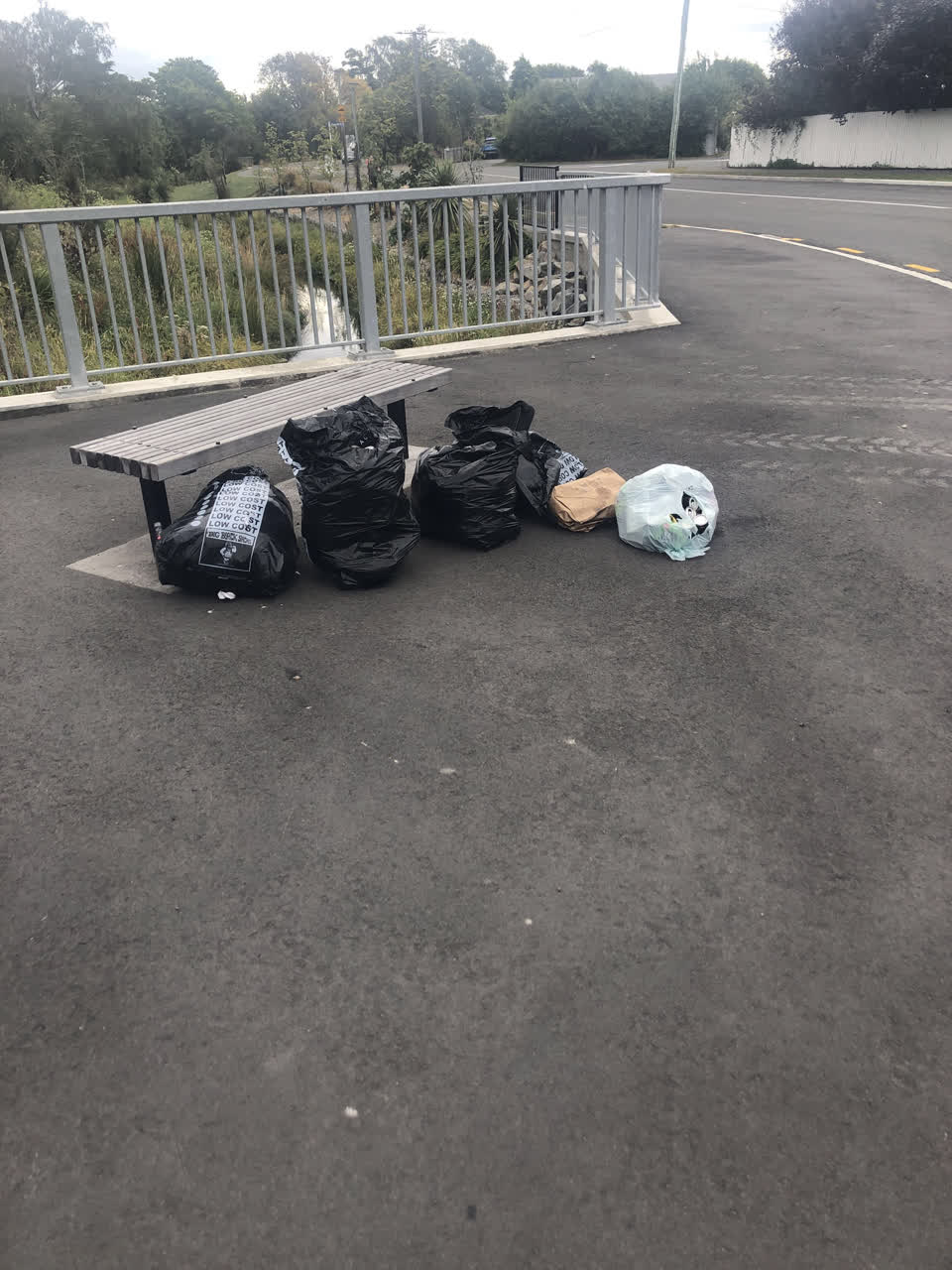 The photograph attached to this rubbish/recycling report