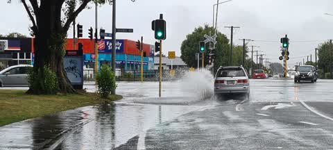Flooding, a report photo