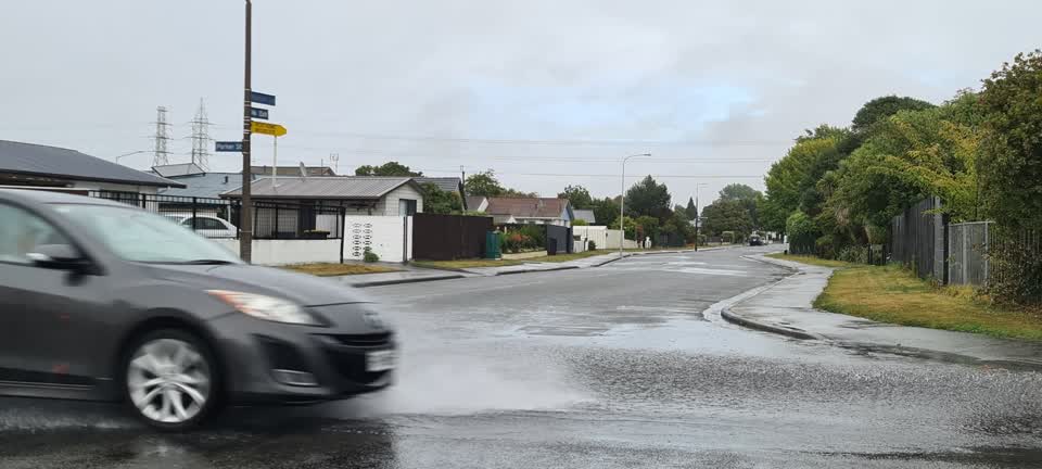 The photograph attached to this flooding report