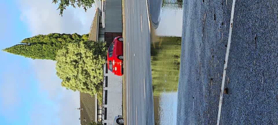 The photograph attached to this flooding report
