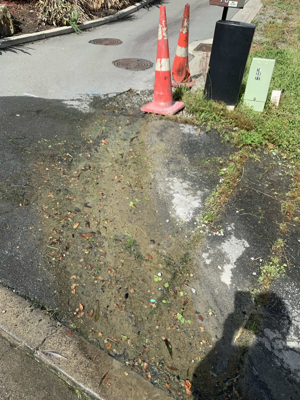 The photograph attached to this wastewater/stormwater report