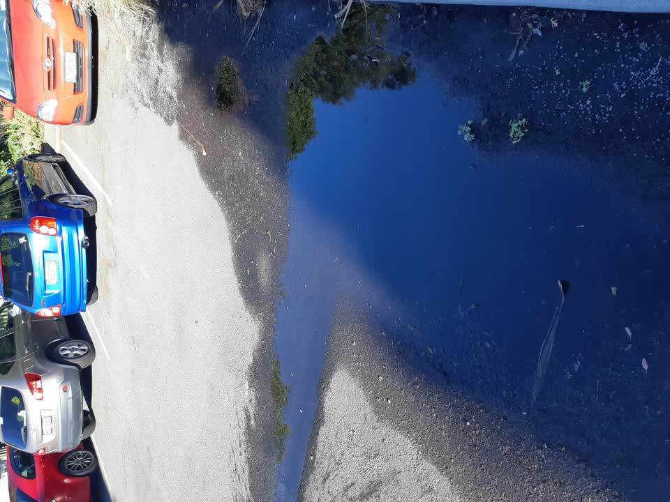 The photograph attached to this wastewater/stormwater report