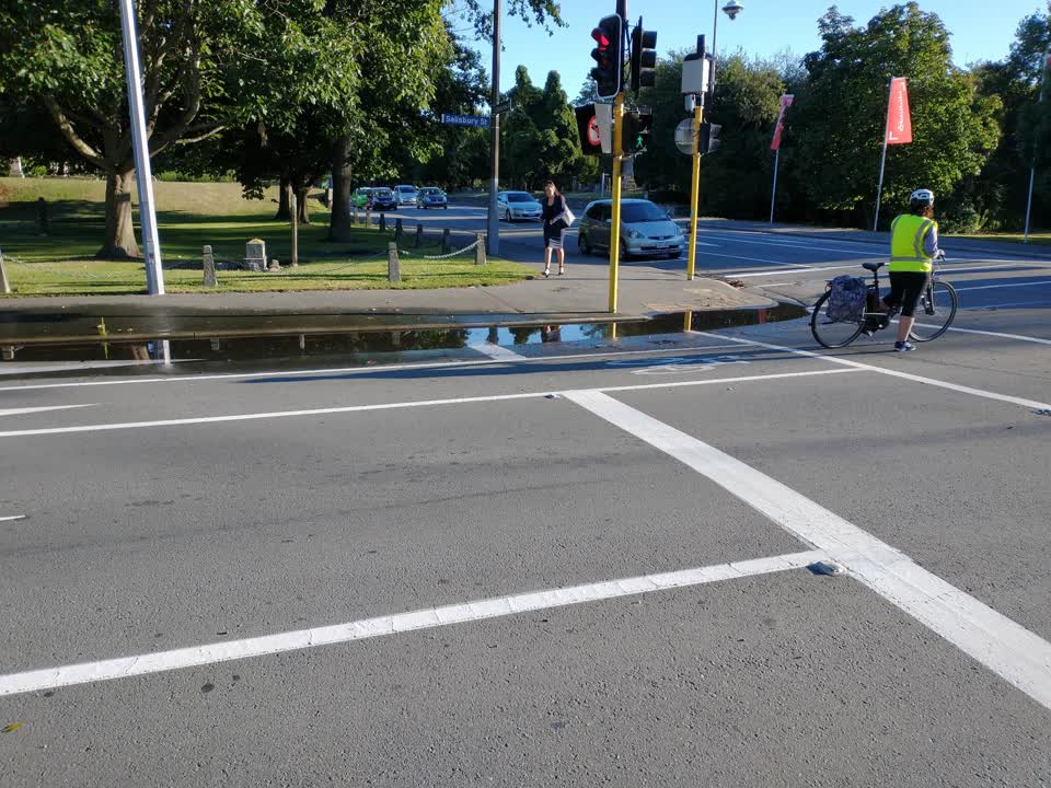 The photograph attached to this flooding report