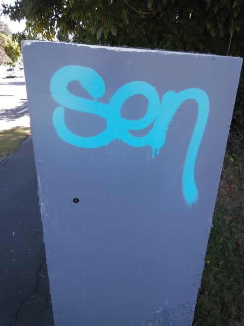 Graffiti, a report photo