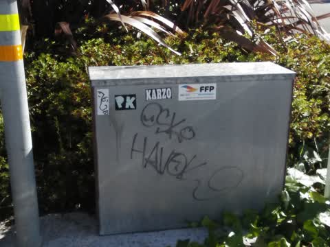 Graffiti, a report photo