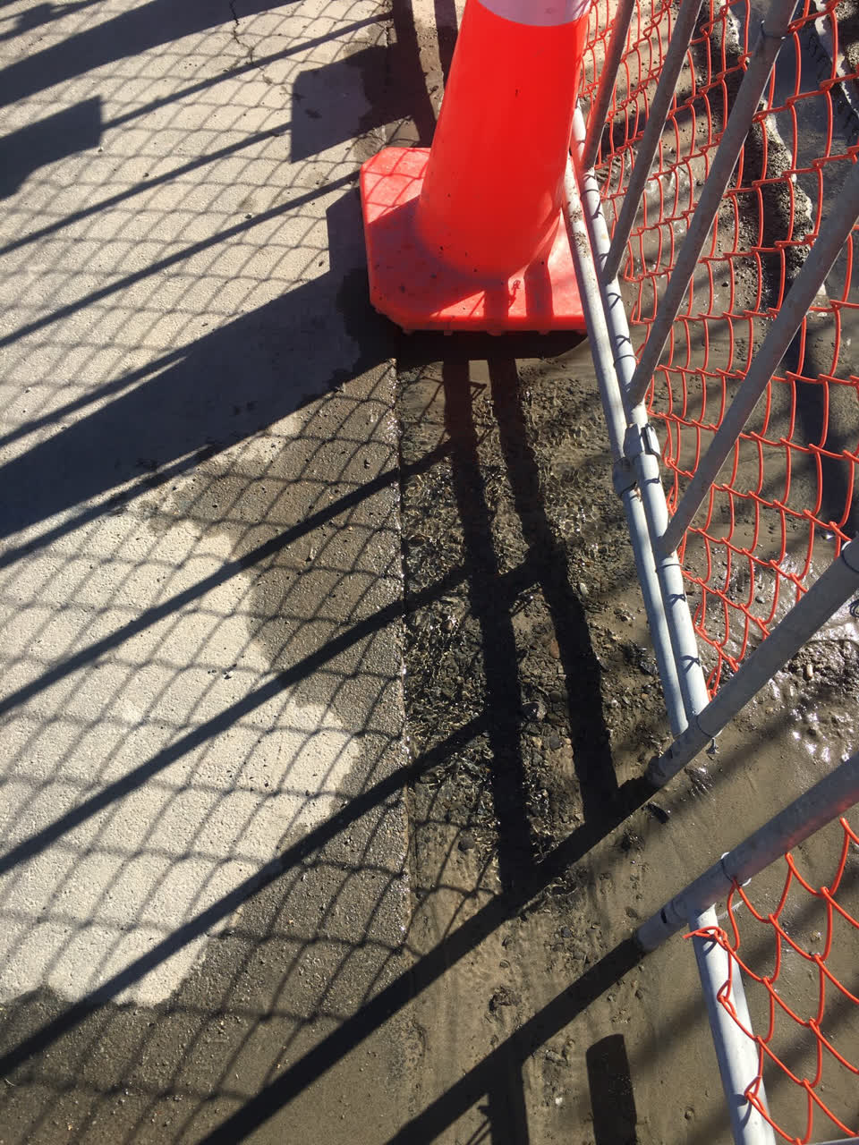 The photograph attached to this water leak report