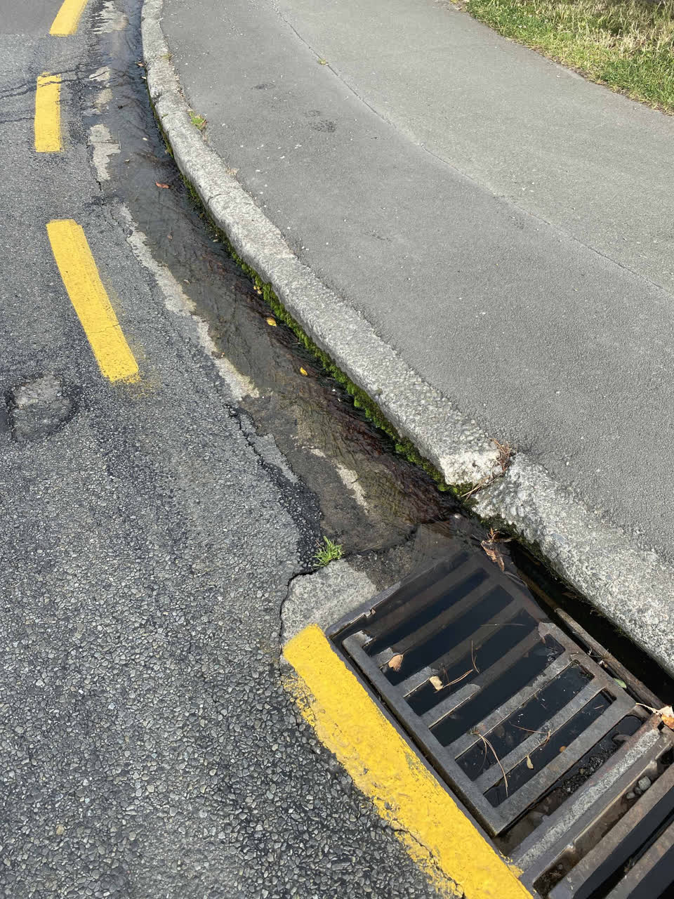 The photograph attached to this wastewater/stormwater report