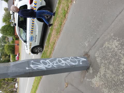 Graffiti, a report photo