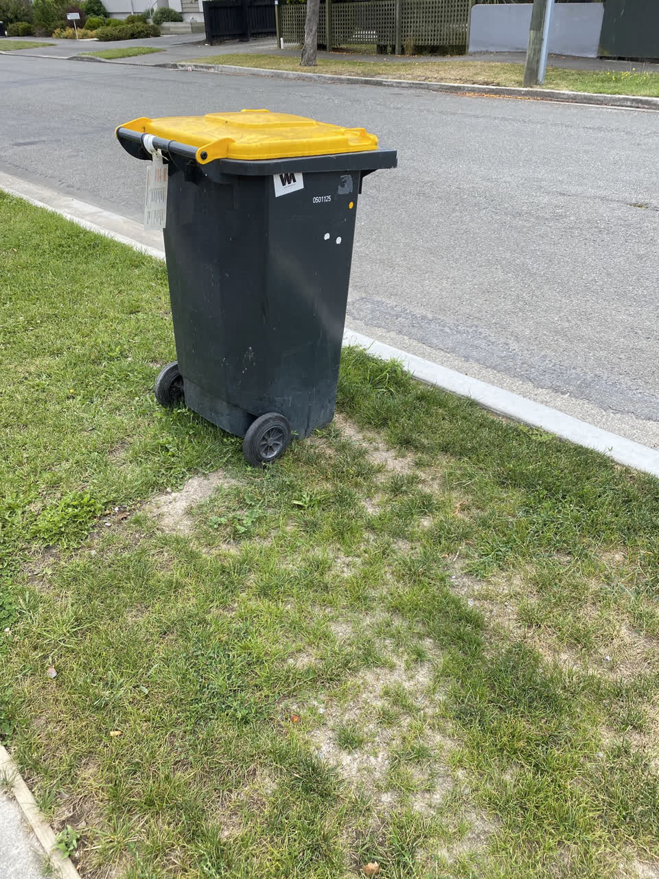 The photograph attached to this rubbish/recycling report