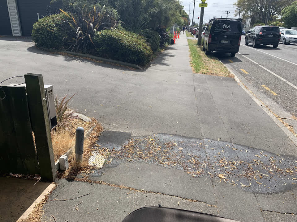 The photograph attached to this water leak report