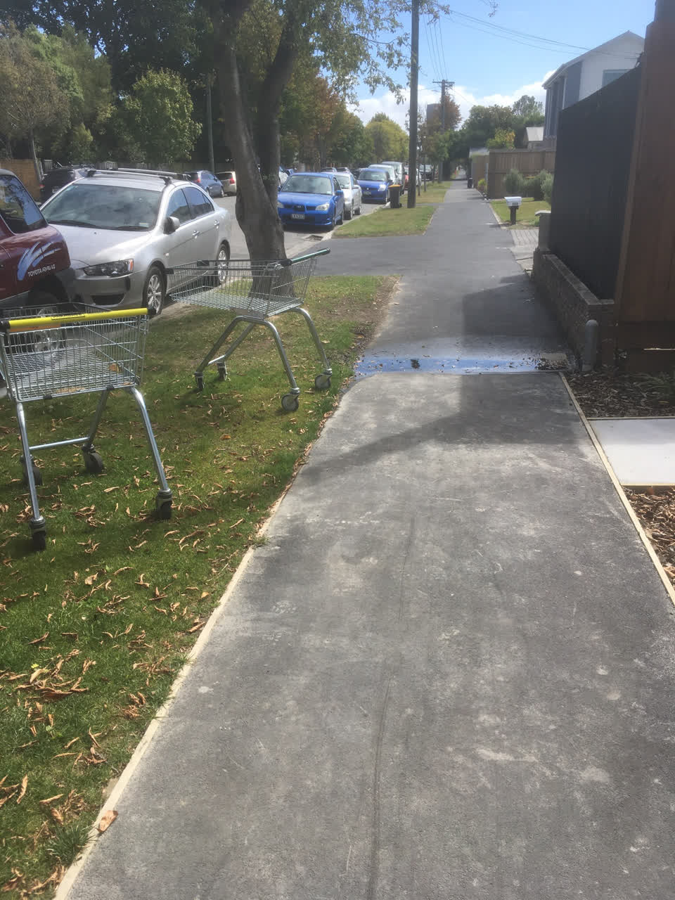 The photograph attached to this water leak report