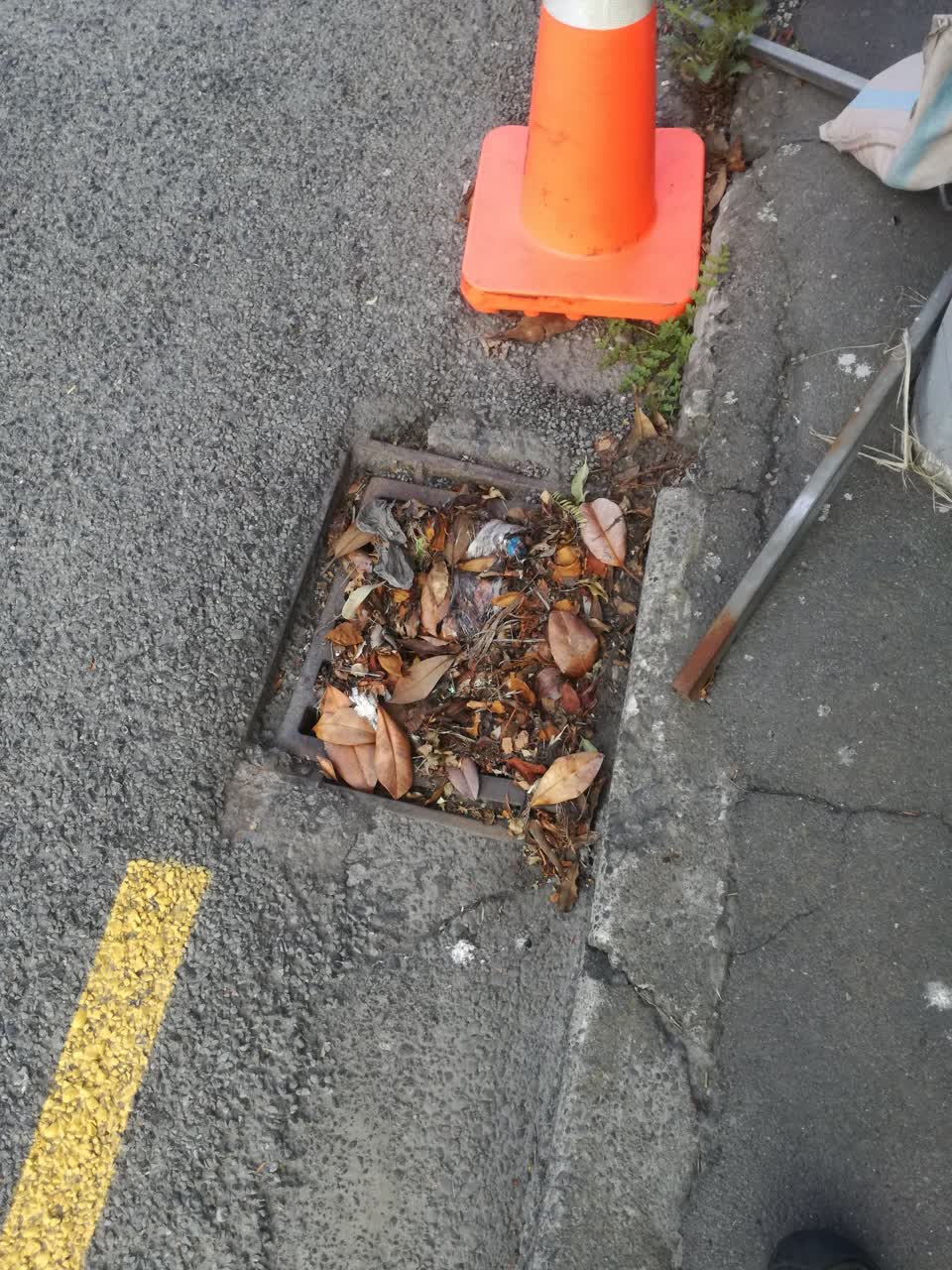 The photograph attached to this wastewater/stormwater report