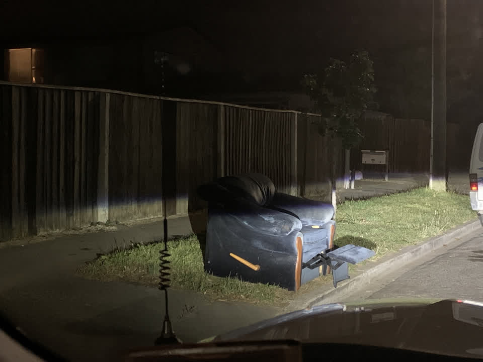 The photograph attached to this rubbish/recycling report