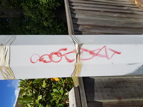 Graffiti, a report photo