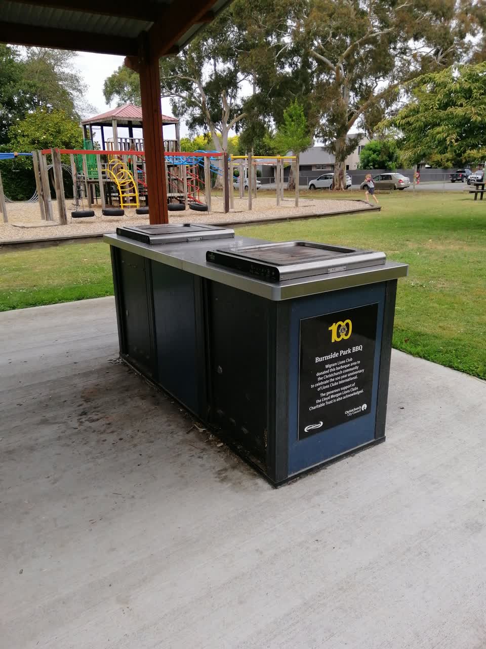 The photograph attached to this parks report