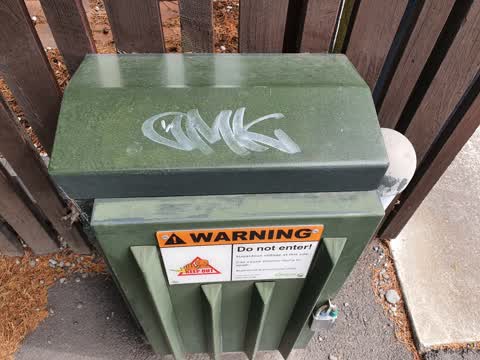 Graffiti, a report photo