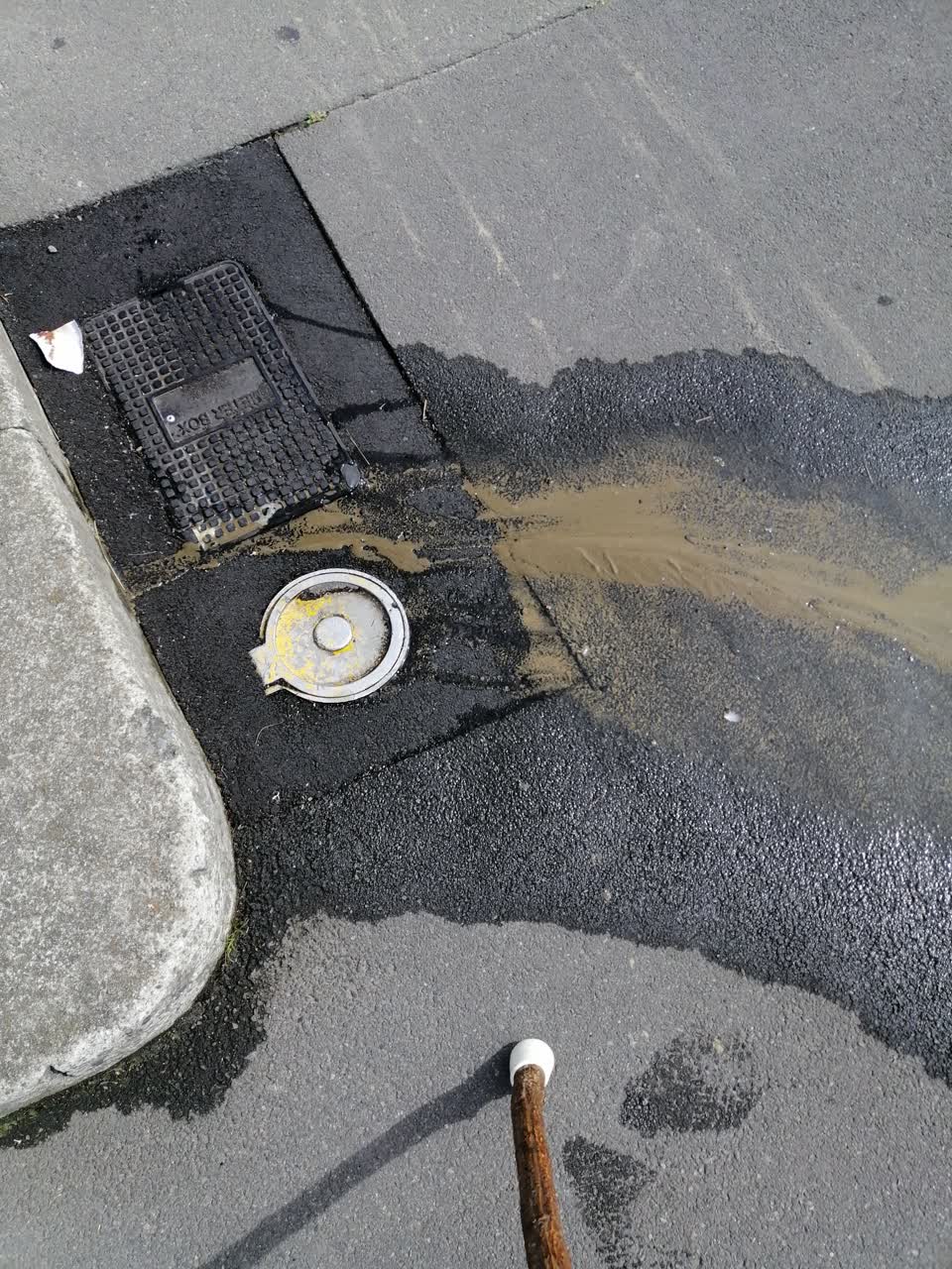 The photograph attached to this water supply report